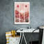 «Pink Midcentury Original Exclusive Geometric Moon And Sun 8» par Momart, art mural sur toile-926848118
