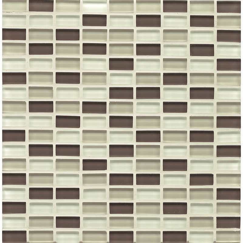 Carrelage mosaïque en verre 0,63 po x 3,06 po Hamptons