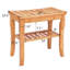 Jarimannos 19'' W Bamboo Corner Shower Bench
