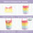 Woven Cotton Rope Laundry Basket,Rope Storage Basket(Rainbow)-733830404