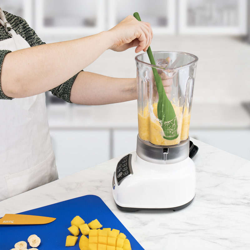 Flex-Core Spatula with Handle, Pesto