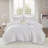 Metallic Printed Polyester Comforter Set With Throw Pillow-114494925-114494926