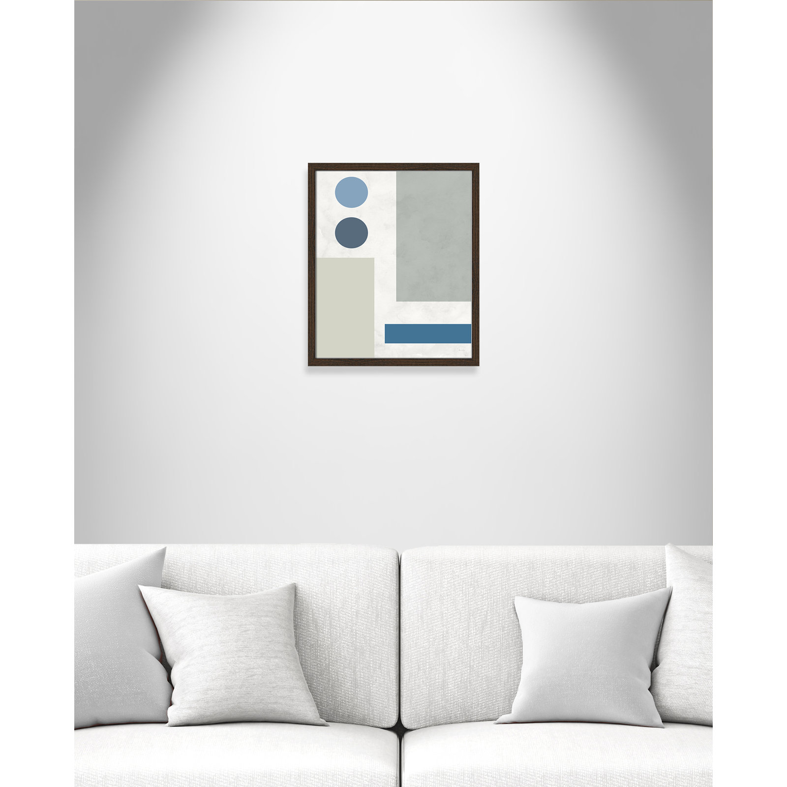 Stars Align I Print, 16" W x 19" H, Walnut Framed