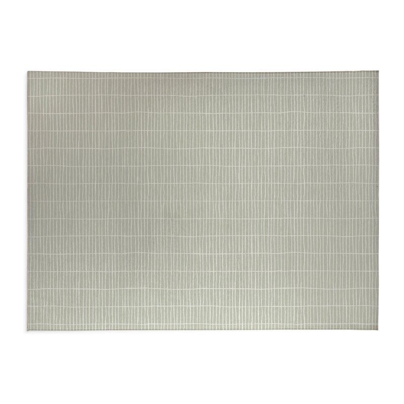 Snow Fence Non-Slip Outdoor Rug, Rectangle 4' x 6'