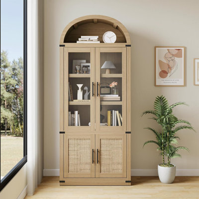 Bibliothèque arquée avec portes