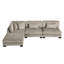 Canapé modulaire 4 pièces avec repose-pieds Koah-131278772