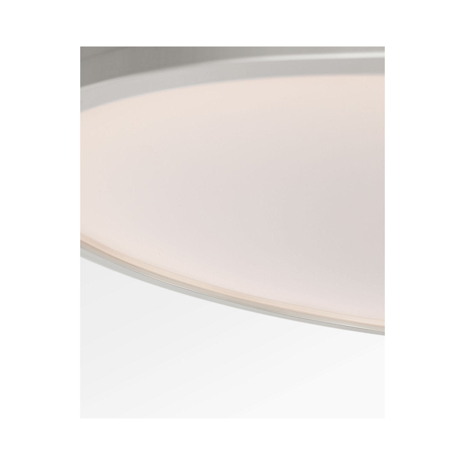 Radcliff Round Semi Flush, Polished Nickel, 4" H x 16" W x 16" D