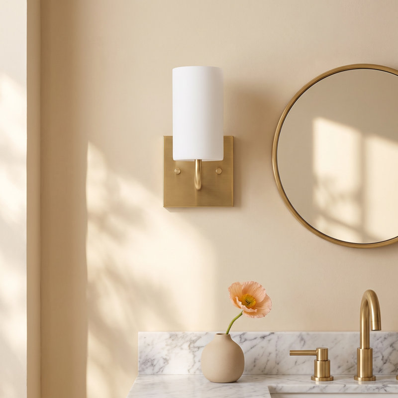 Nephele Vincente Vanity Light, Satin Bronze, No