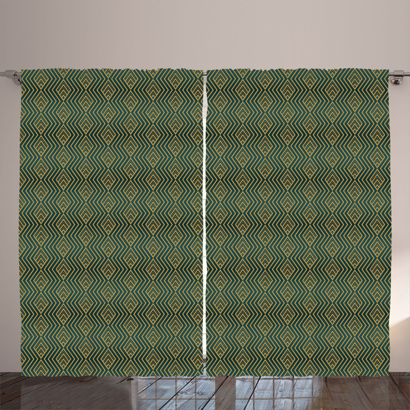 Semi Sheer Curtain Pair