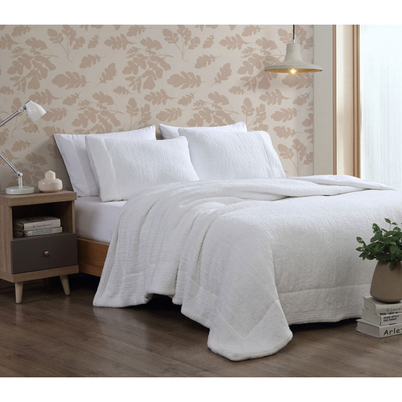 Snug Comforter, King Comforter, Clear White