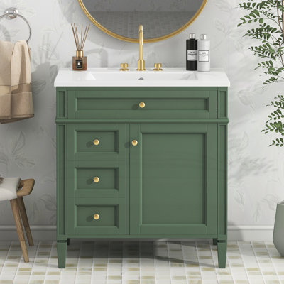 Meuble-lavabo 30 po avec lavabo supérieur