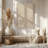 Echoed Curves in Beige II Canvas Print-1046836261-1046836268