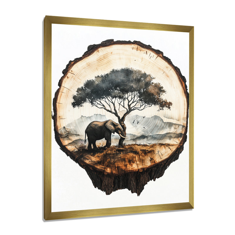 Imes - Animals Canvas Prints, H 20 po x l 12 po, Reproduction encadrée d'une seule photo, Doré
