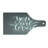 Ambesonne You Are Loved Tempered Glass Cutting Board Text on Chalkboard Grey White