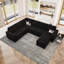 Canapé-lit modulaire en L avec repose-pieds Shavera-1443747845