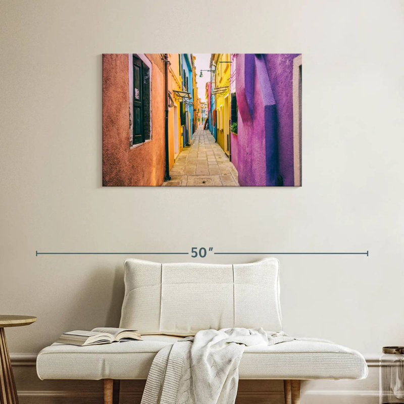 Kavia Burano Alley, 24" H x 36" W