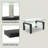 Kenechi Glass Top Single Coffee Table-1297704504-1297704507