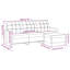 Canapé 3 places avec repose-pieds noir Vidaxl-1719843117