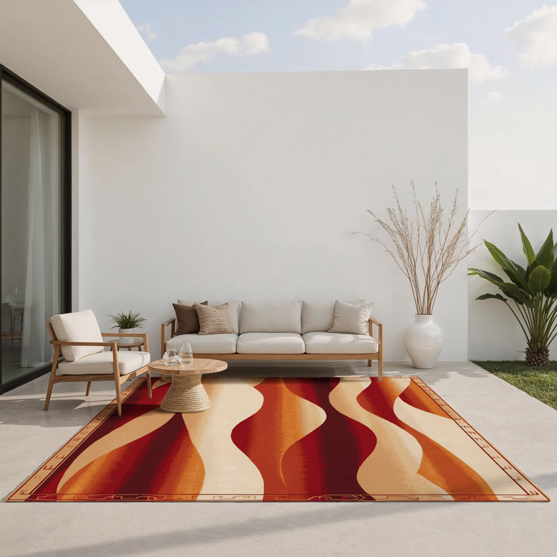 Celestial Mesa Indoor And Outdoor Area Rug, Rectangle 9' x 12'