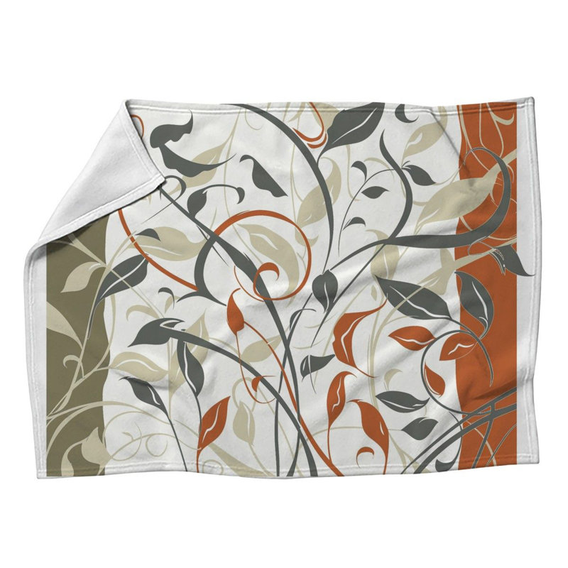 Jeté Floral Floral, L 50 po x L 60 po