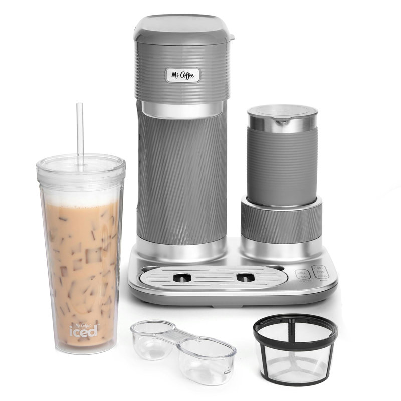 Cafetière 4-en-1 à portion unique de café au lait luxueux et chaud