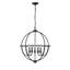 5 Light 24 In. Polished Nickel Chandelier-1504761966