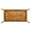 Table de salle à manger d'extérieur en bois d'acacia de 67 po Visola