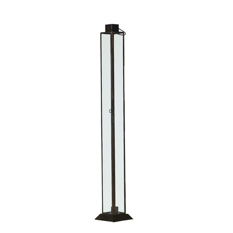 Tabletop Lantern, 21.5" H x 3.5" W x 3.5" D