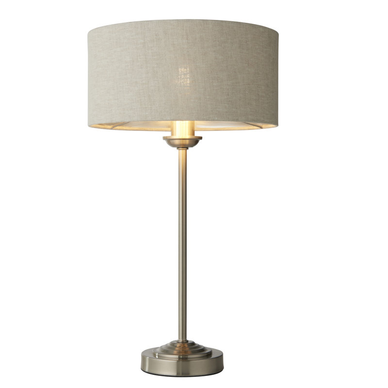 Landover Metal Table Lamp, Linen
