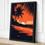 Sunset Tropical - Wrapped Canvas-696459283-696459286