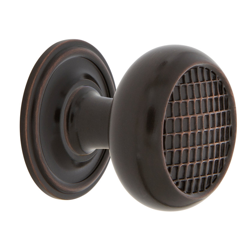 Craftsman 1 3/8" Diameter Round Knob, Timeless Bronze