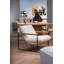Fauteuil d'appoint en tissu beige moderne Mayher