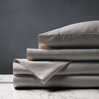 Deluca Sateen Sheet Set In Almond