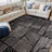 Rambo Geometric Black/Ivory Area Rug-1198745328-1163769021