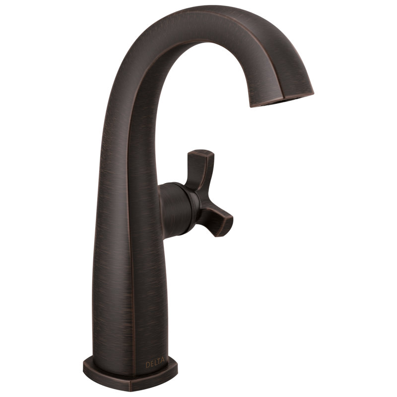 Single Handle Mid-Height Bathroom Faucet, Venetian Bronze