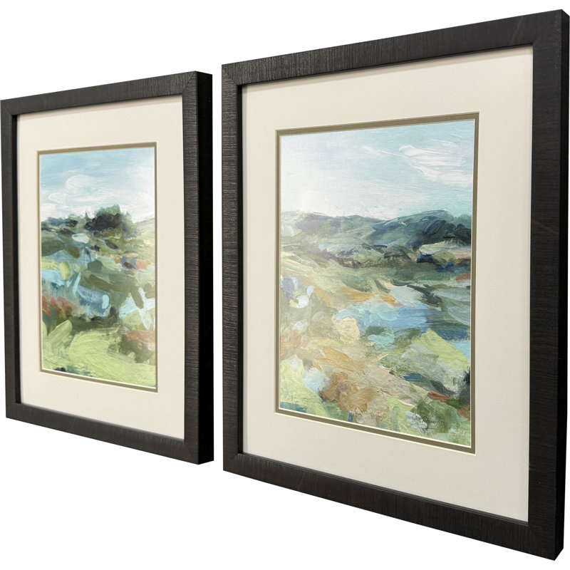 Abstract Landscape Framed Art