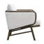 Ensemble de 2 chaises d'appoint Sherpa en tissu, fauteuil rembourré avec structure en bois massif