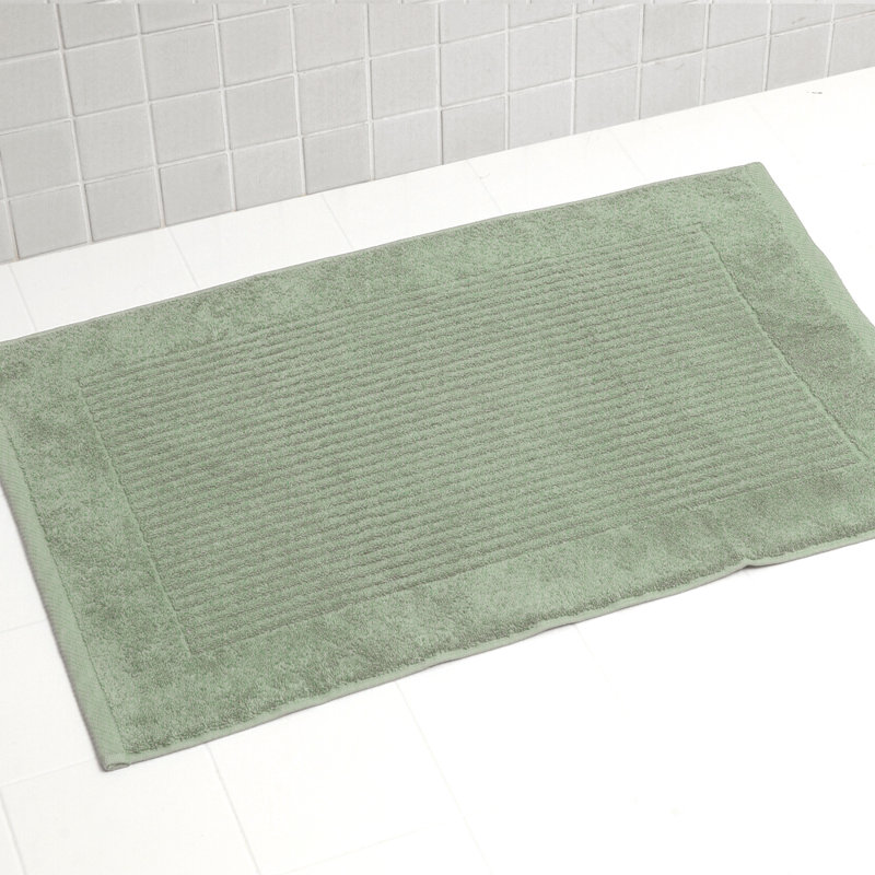 Madely Bath Rug, Light Green