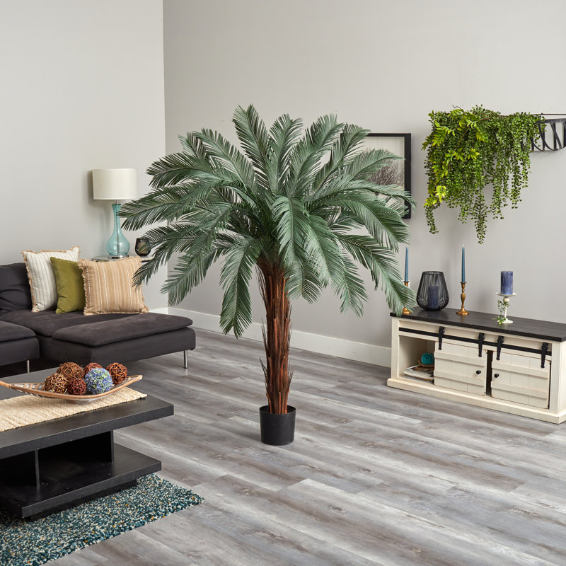 6 pi Arbre artificiel Cycas, résistant aux rayons UV (intérieur / extérieur)