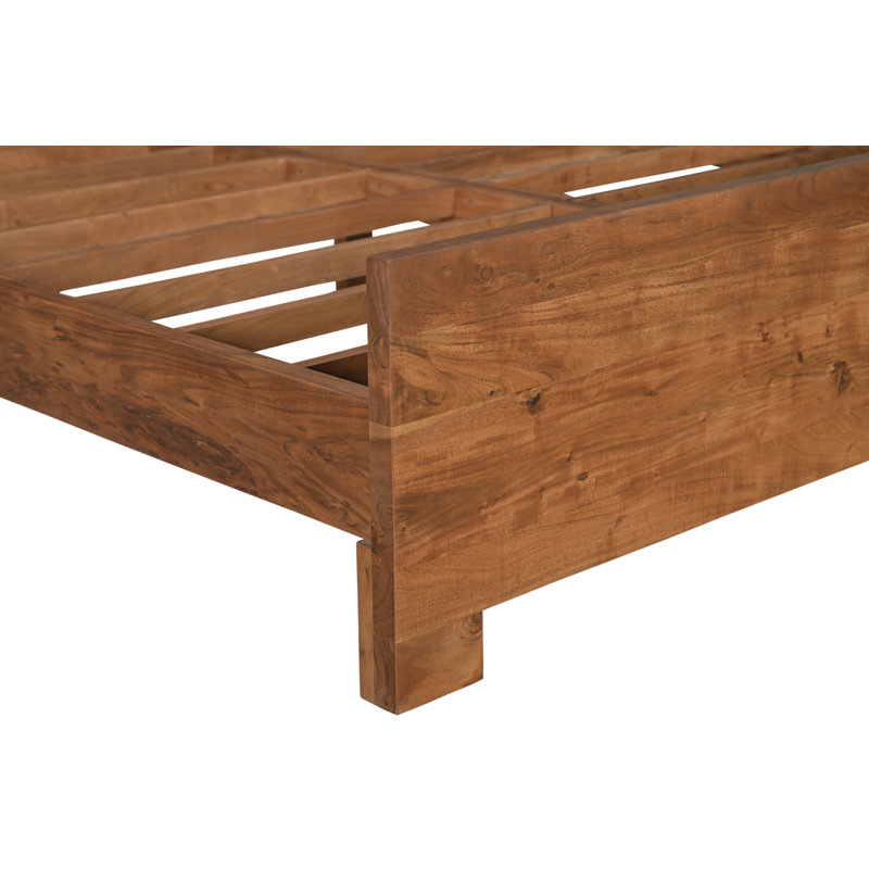 Ensemble de chambre à coucher en bois massif 3 pièces Live Edge, Grand