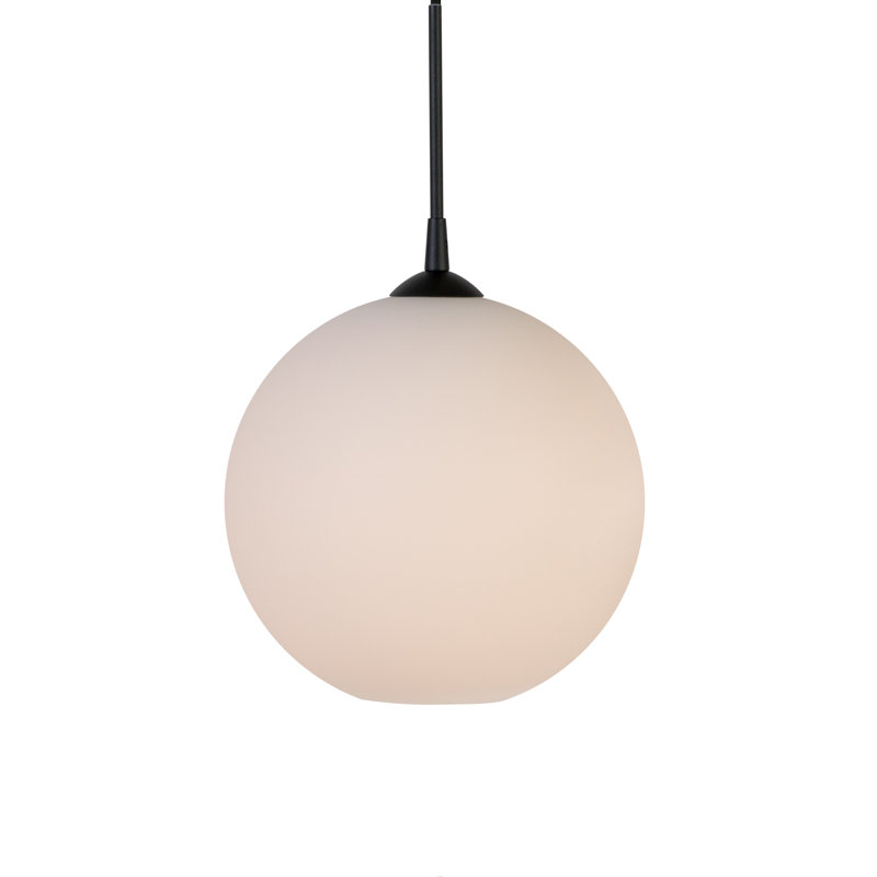Capo 1 - Light Black Sphere Pendant, 29.4cm H x 30cm W x 30cm D