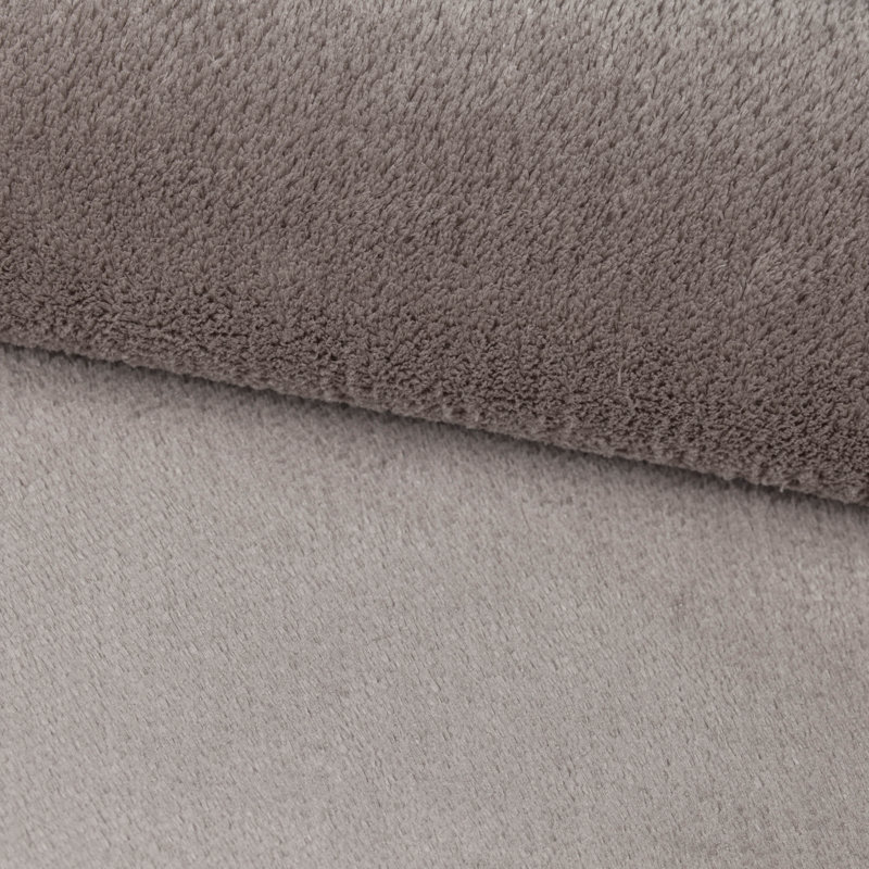 Upholstered Chaise Lounge, Light Brown