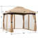 MasterCanopy Upgraded Steel Patio Gazebo with Netting Walls