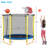 5.5' Round Trampoline with Safety Enclosure