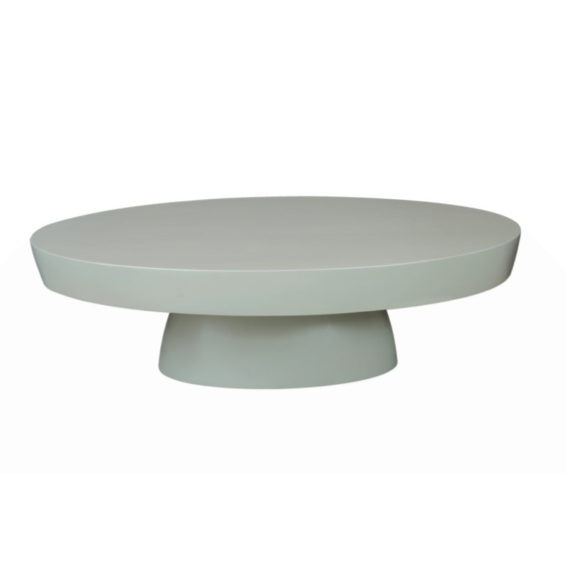Table basse ovale en bois Premium