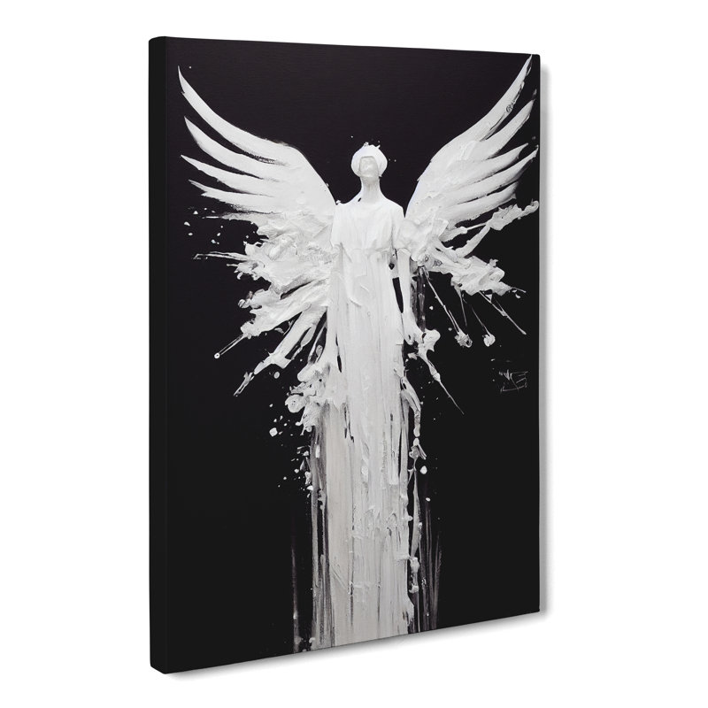 Angel Splash - Wrapped Canvas Print, 50cm H x 35cm W x 3cm D