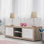 Lampe de chevet brune 20 po