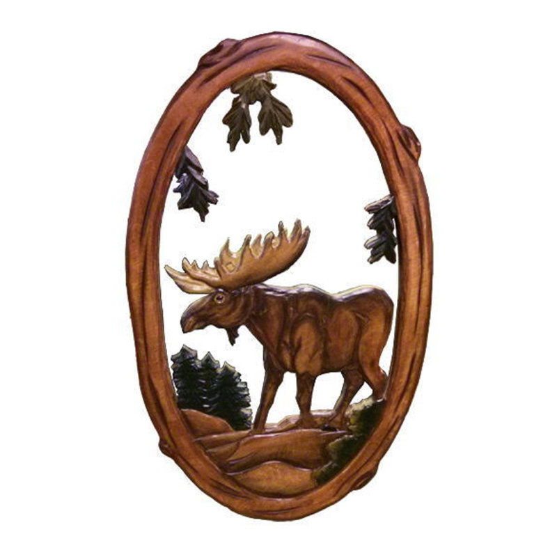 Leidesdorff Wood Flat Wall Mirror