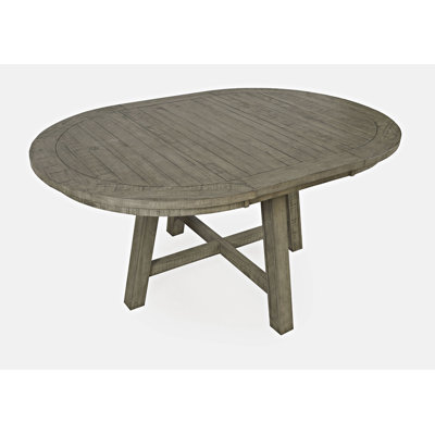 Verdonna Extendable Pine Solid Wood Dining Table