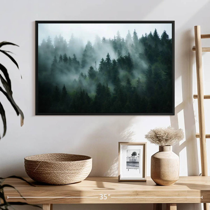 Forêt de sapins brumeux Alvord, H 17 po x l 25 po